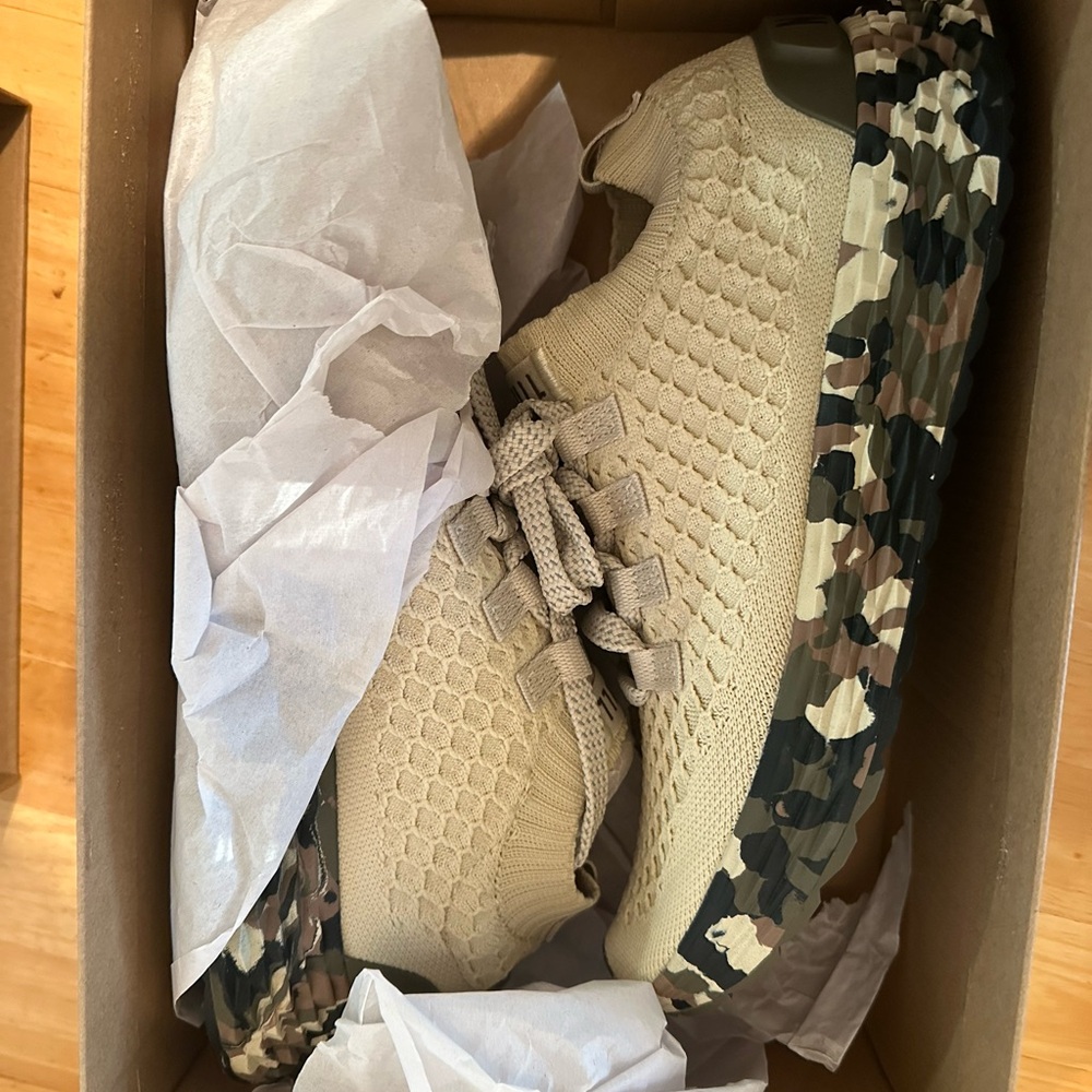 NOBULL Beige Knit Sneakers
